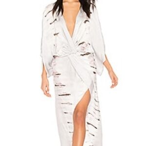 Young, Fabulous & Broke Siren Dress -  Color: Light Grey Chevron Wash